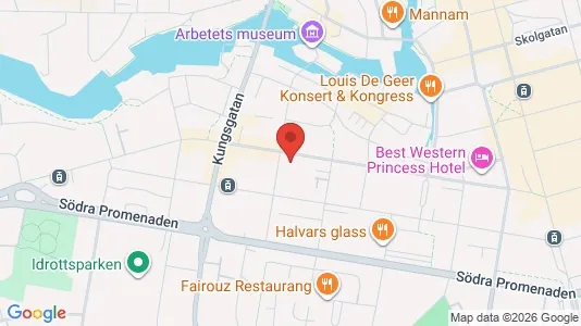 Lägenheter att hyra i Norrköping - kort over placeringen