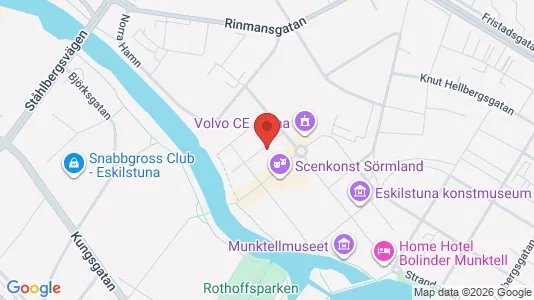 Lägenheter att hyra i Eskilstuna - kort over placeringen