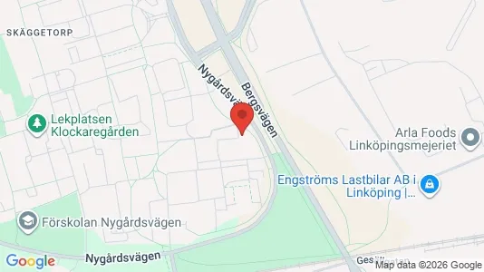Lägenheter att hyra i Linköping - kort over placeringen