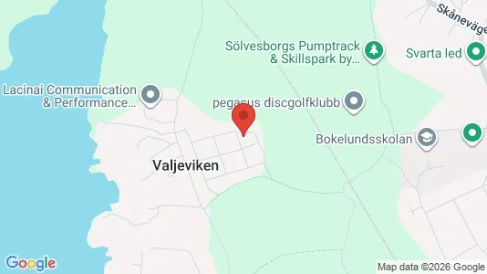 Lägenheter att hyra i Sölvesborg - kort over placeringen