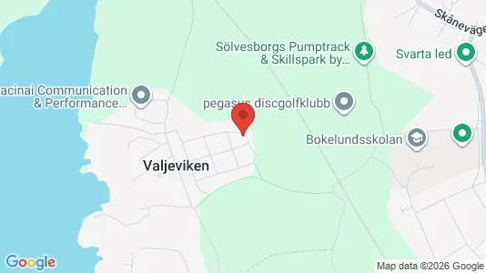 Lägenheter att hyra i Sölvesborg - kort over placeringen