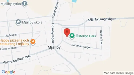 Lägenheter att hyra i Sölvesborg - kort over placeringen