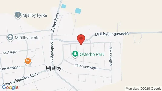 Lägenheter att hyra i Sölvesborg - kort over placeringen