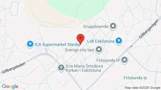 Lägenheter att hyra i Eskilstuna - kort over placeringen