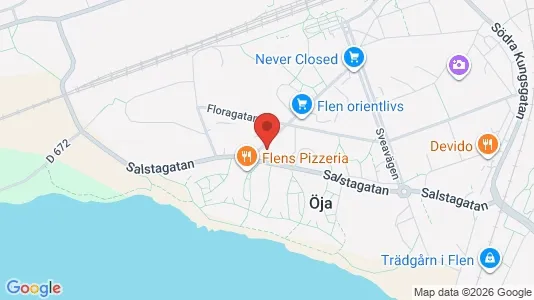 Lägenheter att hyra i Flen - kort over placeringen