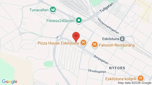 Lägenheter att hyra i Eskilstuna - kort over placeringen