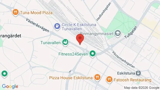 Lägenheter att hyra i Eskilstuna - kort over placeringen