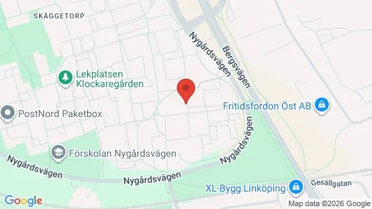 Lägenheter att hyra i Linköping - kort over placeringen