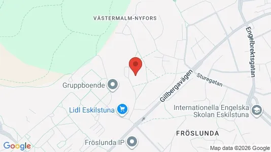 Lägenheter att hyra i Eskilstuna - kort over placeringen