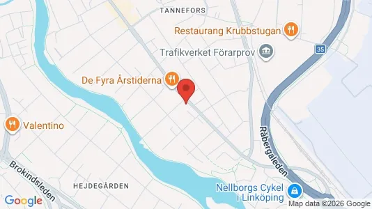 Lägenheter att hyra i Linköping - kort over placeringen