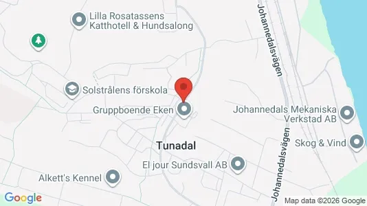 Lägenheter att hyra i Sundsvall - kort over placeringen