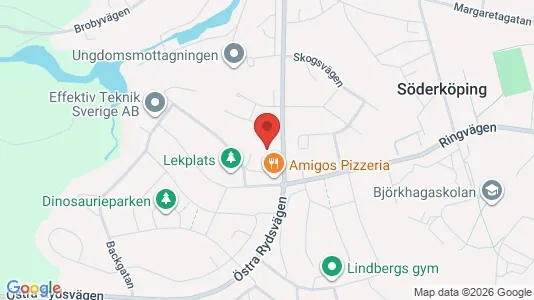 Lägenheter att hyra i Söderköping - kort over placeringen