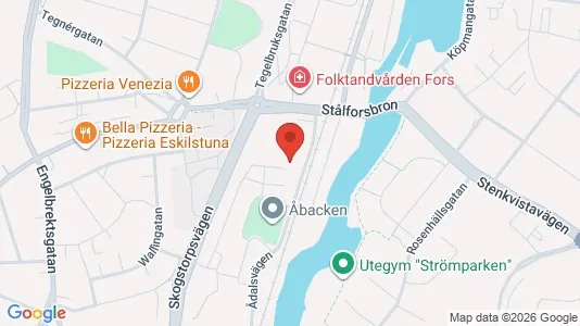 Lägenheter att hyra i Eskilstuna - kort over placeringen