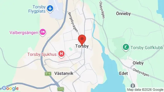 Lägenheter att hyra i Torsby - kort over placeringen