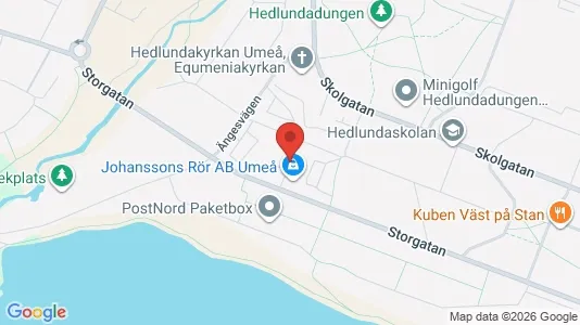 Lägenheter att hyra i Umeå - kort over placeringen