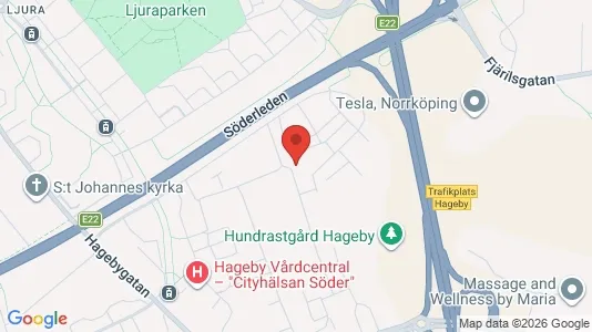 Lägenheter att hyra i Norrköping - kort over placeringen