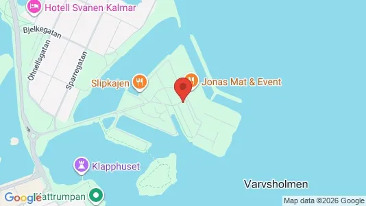 Lägenheter att hyra i Kalmar - kort over placeringen