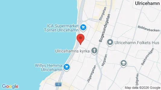Lägenheter att hyra i Ulricehamn - kort over placeringen