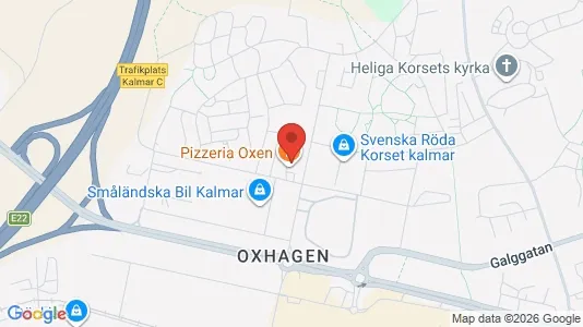Lägenheter att hyra i Kalmar - kort over placeringen