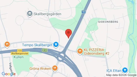Lägenheter att hyra i Västerås - kort over placeringen