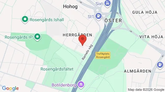 Lägenheter att hyra i Rosengård - kort over placeringen