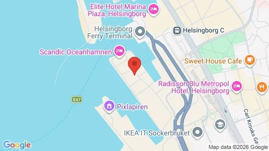 Lägenheter att hyra i Helsingborg - kort over placeringen