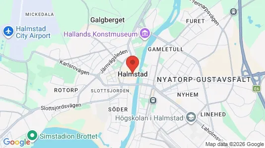 Lägenheter att hyra i Halmstad - Bild från Google Street View