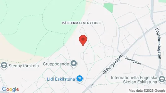 Lägenheter att hyra i Eskilstuna - kort over placeringen