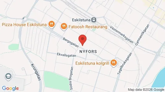 Lägenheter att hyra i Eskilstuna - kort over placeringen