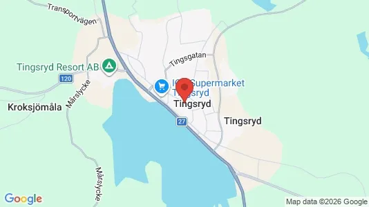 Radhus att hyra i Tingsryd - Bild från Google Street View