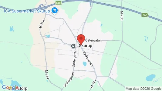 Lägenheter att hyra i Skurup - Bild från Google Street View