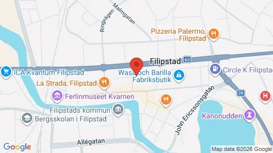Lägenheter att hyra i Filipstad - Bild från Google Street View