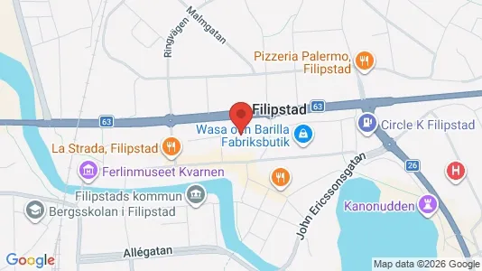 Lägenheter att hyra i Filipstad - Bild från Google Street View