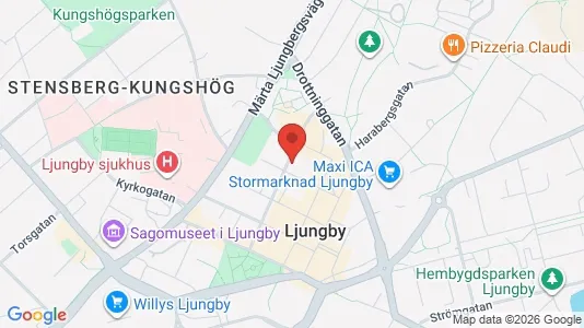 Lägenheter att hyra i Ljungby - Bild från Google Street View