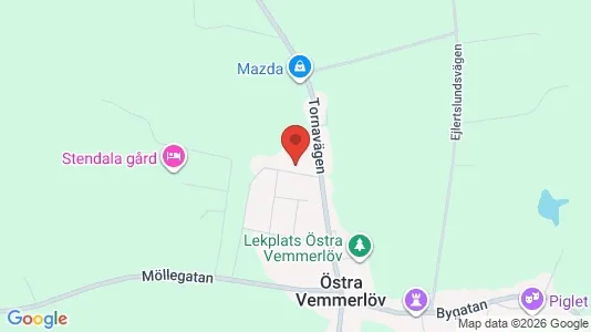 Lägenheter att hyra i Kristianstad - kort over placeringen