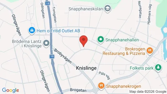 Lägenheter att hyra i Östra Göinge - kort over placeringen