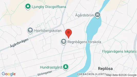 Lägenheter att hyra i Ljungby - kort over placeringen