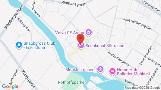 Lägenheter att hyra i Eskilstuna - kort over placeringen