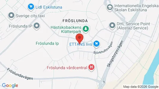 Lägenheter att hyra i Eskilstuna - kort over placeringen