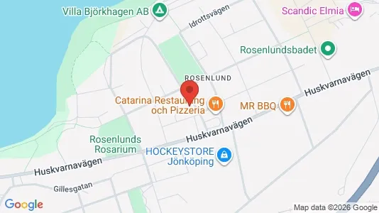 Lägenheter att hyra i Jönköping - kort over placeringen