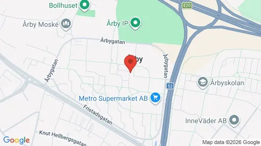 Lägenheter att hyra i Eskilstuna - kort over placeringen