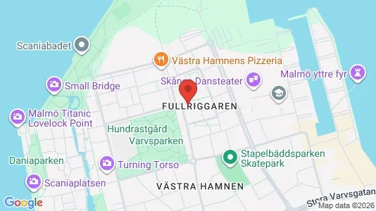 Lägenheter att hyra i Malmö Centrum - kort over placeringen