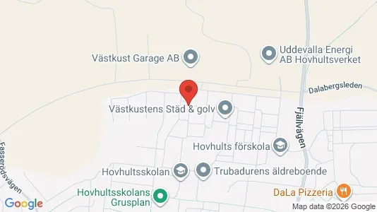 Lägenheter att hyra i Uddevalla - kort over placeringen