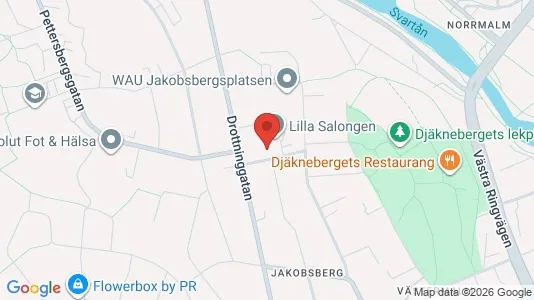 Lägenheter att hyra i Västerås - kort over placeringen