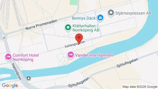 Lägenheter att hyra i Norrköping - kort over placeringen