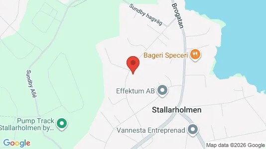 Rum att hyra i Strängnäs - kort over placeringen