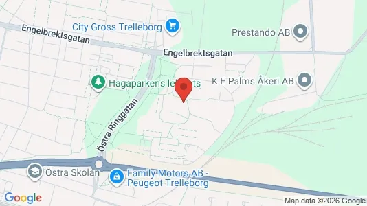 Lägenheter att hyra i Trelleborg - kort over placeringen