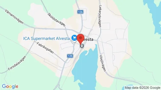Hus att hyra i Alvesta - Bild från Google Street View