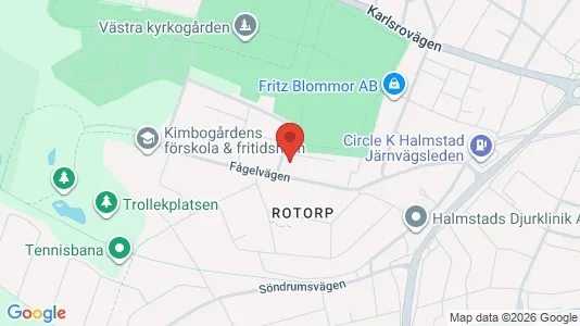 Lägenheter att hyra i Halmstad - kort over placeringen