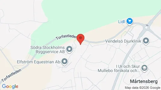 Lägenheter att hyra i Haninge - kort over placeringen